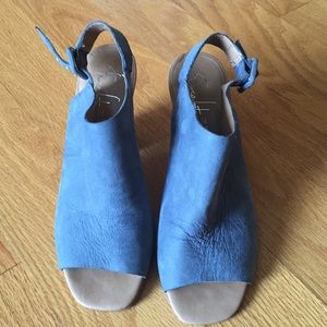 Franco Sarto leather hooded sandal